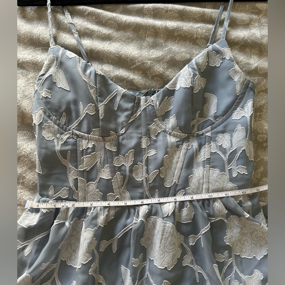 Showpo Light Blue Floral Maxi Dress - Picture 11 of 11